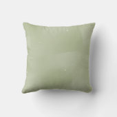 ハッシュラベル設計の緑の枕 クッション (裏面)