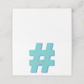 ハッシュラベル プレイスカード (外部開封)