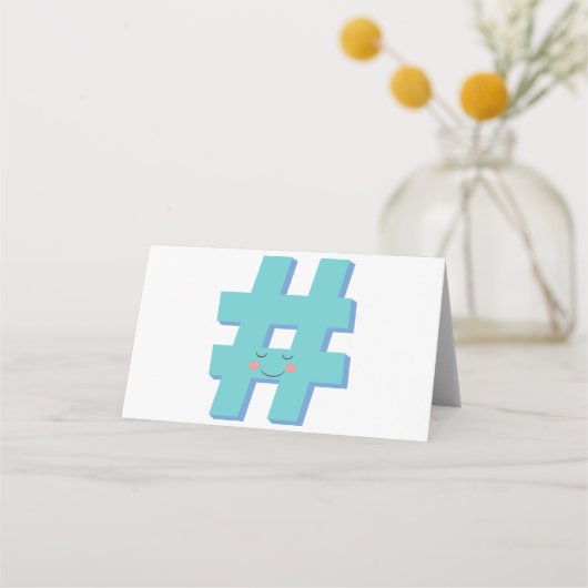 ハッシュラベル プレイスカード (正面)