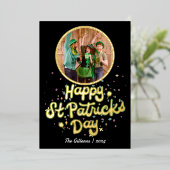 ハッシンプルピーSt patricks dayシャムロックスファミリー 箔シーズンカード (立ち正面)