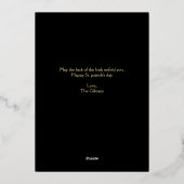 ハッシンプルピーSt patricks dayシャムロックスファミリー 箔シーズンカード (裏面)