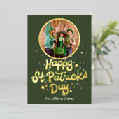 ハッシンプルピーSt patricks dayシャムロックスファミリー 箔シーズンカード (立ち正面)