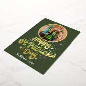 ハッシンプルピーSt patricks dayシャムロックスファミリー 箔シーズンカード (回転した状態)