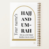 ハッジとウンラー・デュアスと自己反射手帳 ノートブック (裏面)