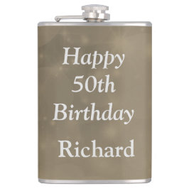 ハッスタイリッシュピー50誕生日 フラスク
