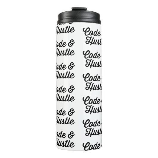 ハッスルとコード タンブラー (正面)