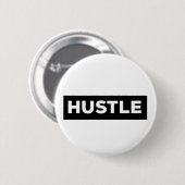 ハッスルのデザイン|のやる気を起こさせるなデザイン 缶バッジ (正面&裏面)