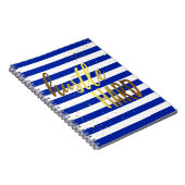 ハッスルの堅い螺線形ノート ノートブック (右側)