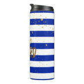 ハッスルの堅い金ゴールドホイルの効果の上昇温暖気流のタンブラー タンブラー (回転右)