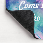 ハッスルの水彩画の星の銀河系のマウスパッド マウスパッド (コーナー)