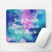 ハッスルの水彩画の星の銀河系のマウスパッド マウスパッド (マウス)