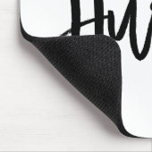 ハッスルの粋なレタリング マウスパッド (コーナー)