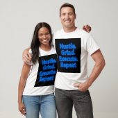 「ハッスルやる気を起こさせるTシャツ – 研削、実施、 Tシャツ (ユニセックス)