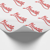 ハッスルタイポグラフィアート ラッピングペーパー (角)