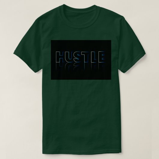 ハッスルネオングロー Tシャツ (デザイン正面)