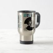 ハッスルマグ – モーニングモチベーションCoffee Cup トラベルマグ (正面右)