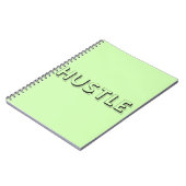 ハッスルモダンタイポグラフィ ノートブック (左側)