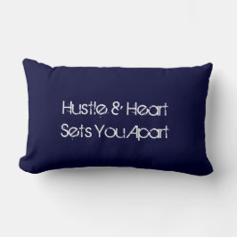 ハッスル及びハートのスポーツの枕 ランバークッション