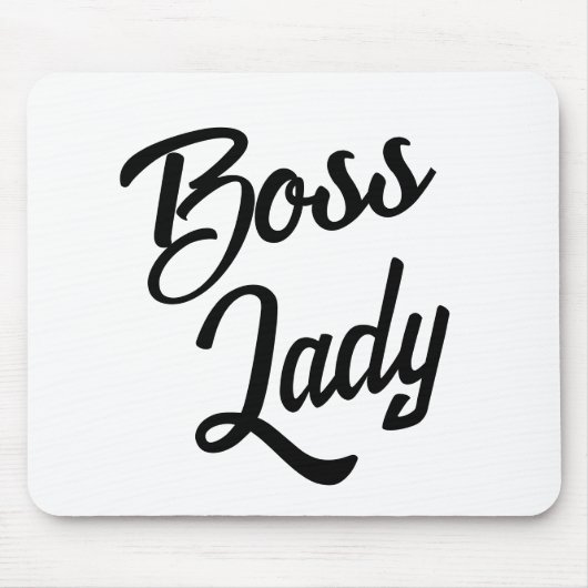 ハッスル感動的マウスパッド – トレンディーレタリング マウスパッド (正面)