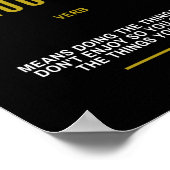 ハッスル感動的引用文オン成功 ポスター (角)