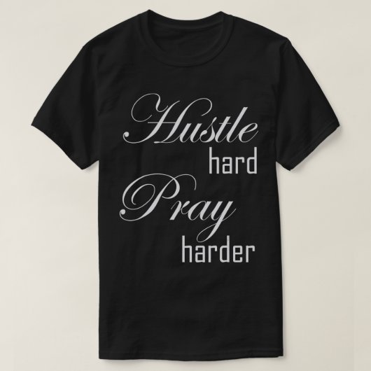 ハッスル懸命祈ハーダー Tシャツ (デザイン正面)