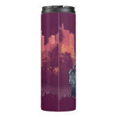 ハッスル懸命 – お金と葉巻とピットブル犬 タンブラー (裏面)