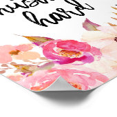 ハッスル懸命、オフィスデスクアクセサリ、オフィスデコール ポスター (角)