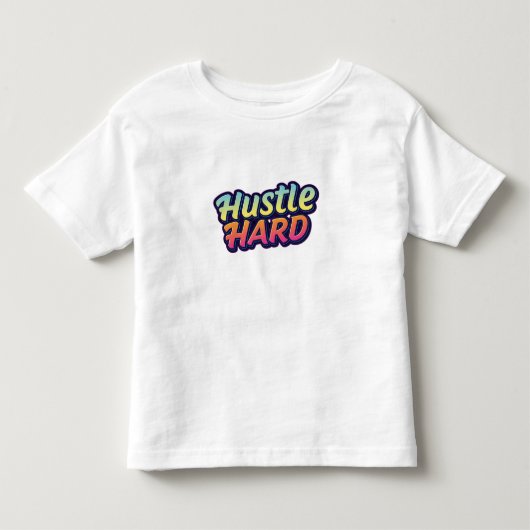 ハッスル懸命 トドラーTシャツ (正面)