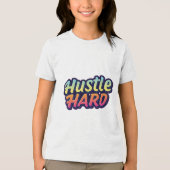 ハッスル懸命 トライブレンドＴシャツ (正面)