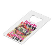 ハッスル獲得 クレジットカード栓抜き (正面アングル)