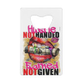 ハッスル獲得 クレジットカード栓抜き (裏面)