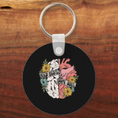 ハッスル薬物魂フローラ脳メンタルヘルス警告 キーホルダー (正面)