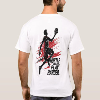 ハッスル遊懸命ハードアーバンバスケットダンク Tシャツ