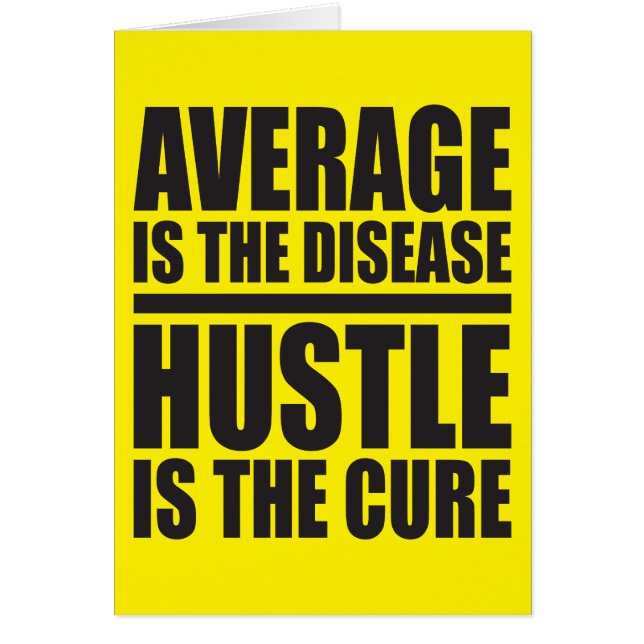 ハッスル – やる気を起こさせる言葉 (正面)