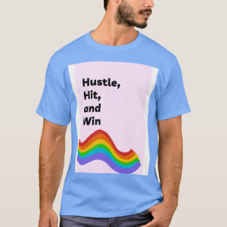 ハッスル・ヒットと勝利 Tシャツ