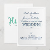 ハッスル 招待状 (正面/裏面)