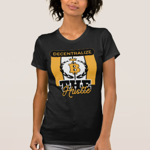 ハッスル™暗号反乱版を分散化する Tシャツ
