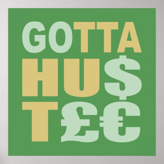 ハッスル/ HU$T£€ポスタカスタムー ポスター (正面)