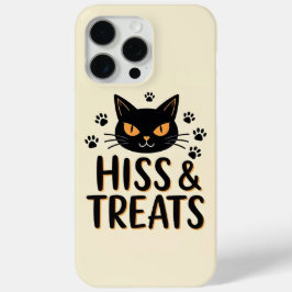 ハッス アンド トリーツ 黒猫 ハロウィン iPhone 15 Pro Maxケース