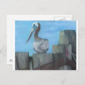 ハッタラスフェリーのペリカン ポストカード (正面/裏面)