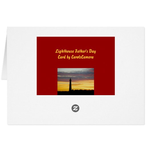 ハッタラスライトハウスファーザーズデイカード (裏面横)