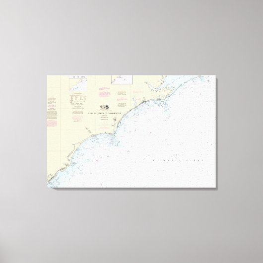 ハッタラス岬からチャールストン航海のまで図11520 キャンバスプリント (正面)