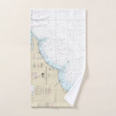 ハッタラス岬からチャールストン航海のまで図11520 バスタオルセット (ハンドタオル)