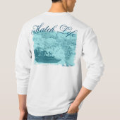 ハッチの人生の空気ボートのカスタムのワイシャツ Tシャツ (裏面)