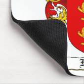 ハッチの家紋-ハッチの紋章付き外衣 マウスパッド (コーナー)