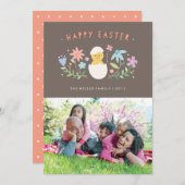 ハッチイースターカード – チョコレート シーズンカード (正面/裏面)