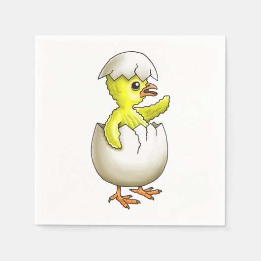 ハッチドイースターチキン スタンダードカクテルナプキン (正面)