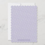 ハッチドフローライースターホリデーフォトカード – ブラウン 招待状 (裏面)