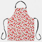 ハッチニューメキシコ唐辛子(名前タグ付き) エプロン (正面)
