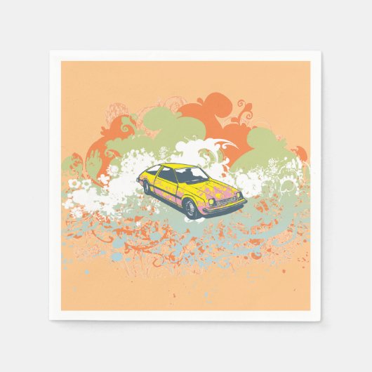 ハッチバック紙ナプキンス スタンダードカクテルナプキン (正面)